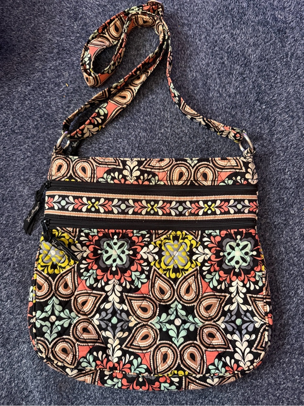 Vera Bradley ~ Double Hipster Crossbody in Sierra Print